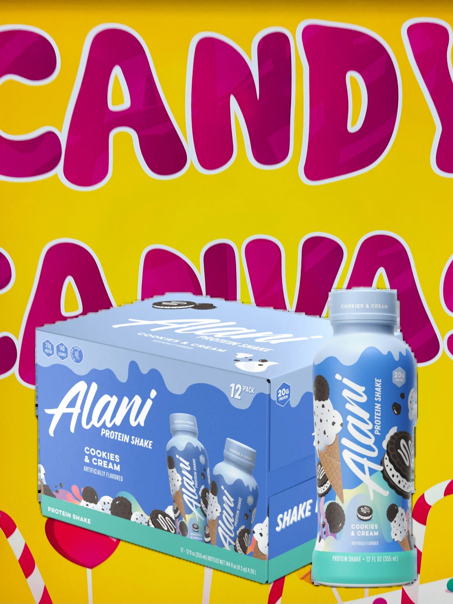 Alani Protein Shake Cookies & Cream Flavour