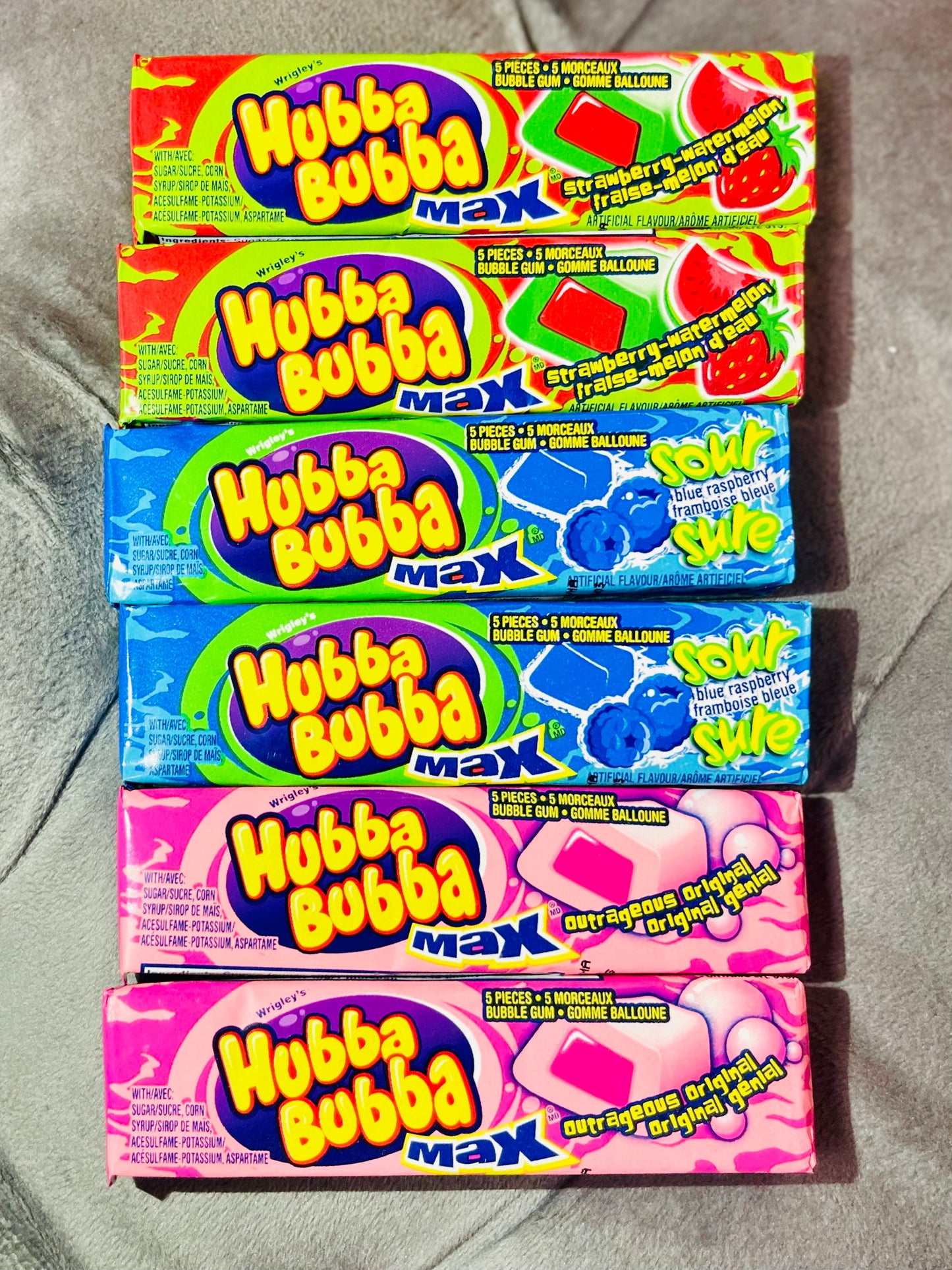 Hubba Bubba Max Gomme -Blue Raspberry Flavour