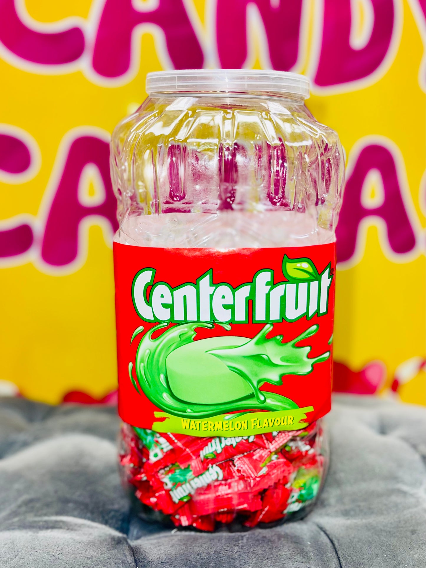 Center Fruit Watermelon Gum Jar