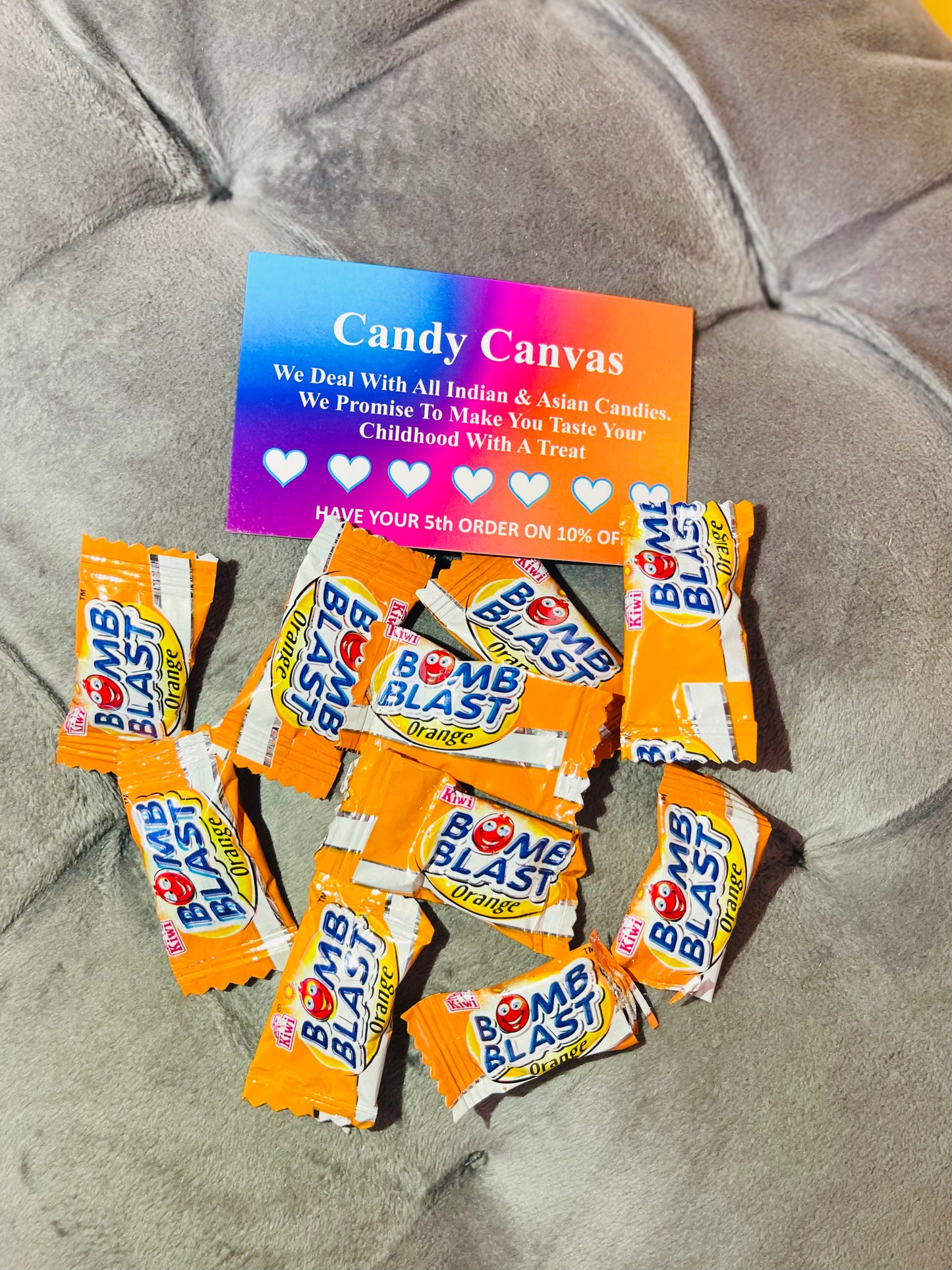 Bomb Blast Orange Candy ( 10 pcs)