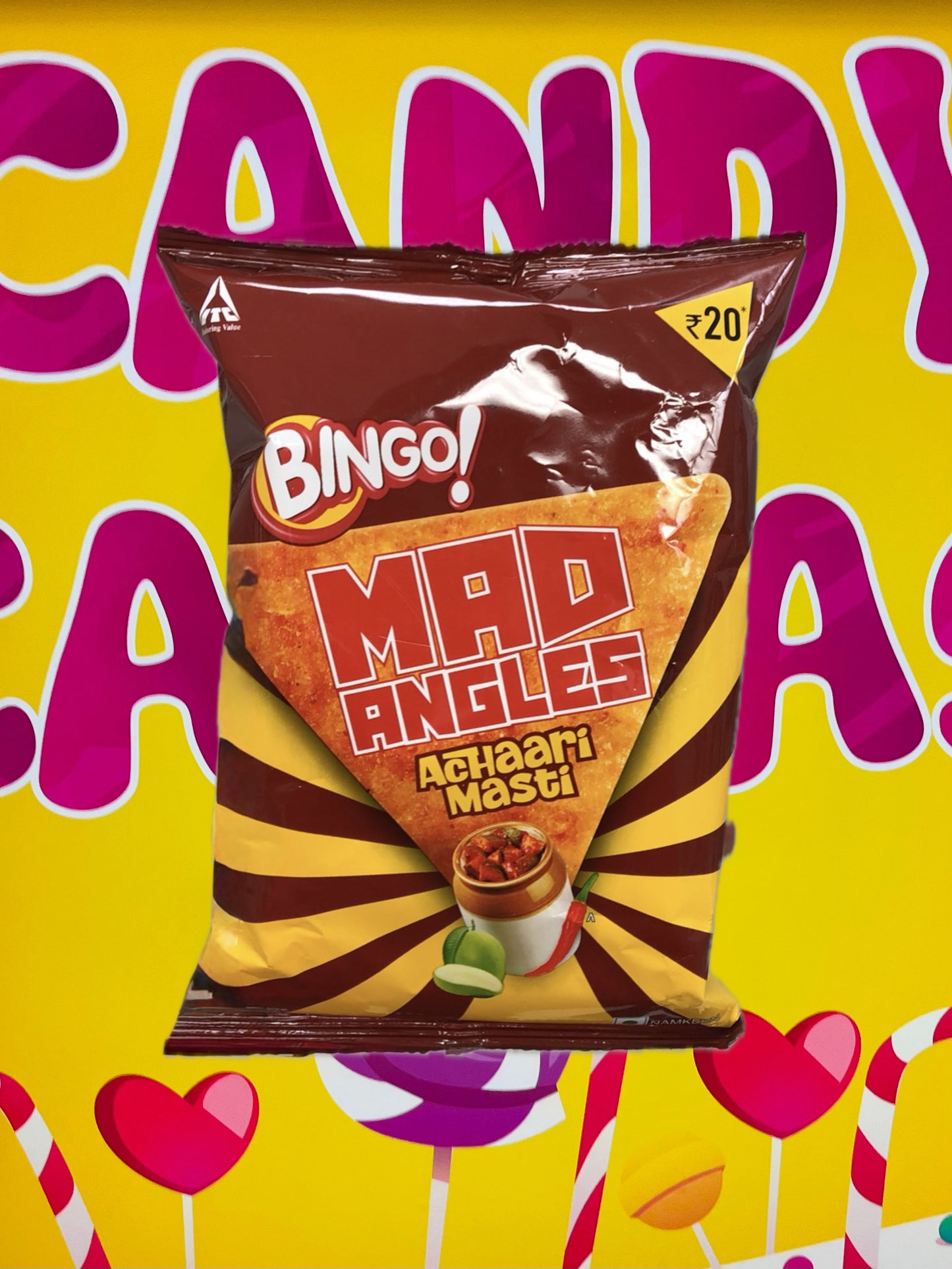 Bingo Mad Angles Achaari Masti | 20 Rs Pack