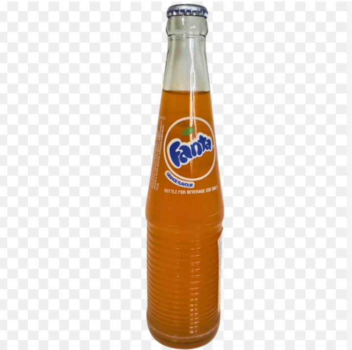 Fanta glass bottle