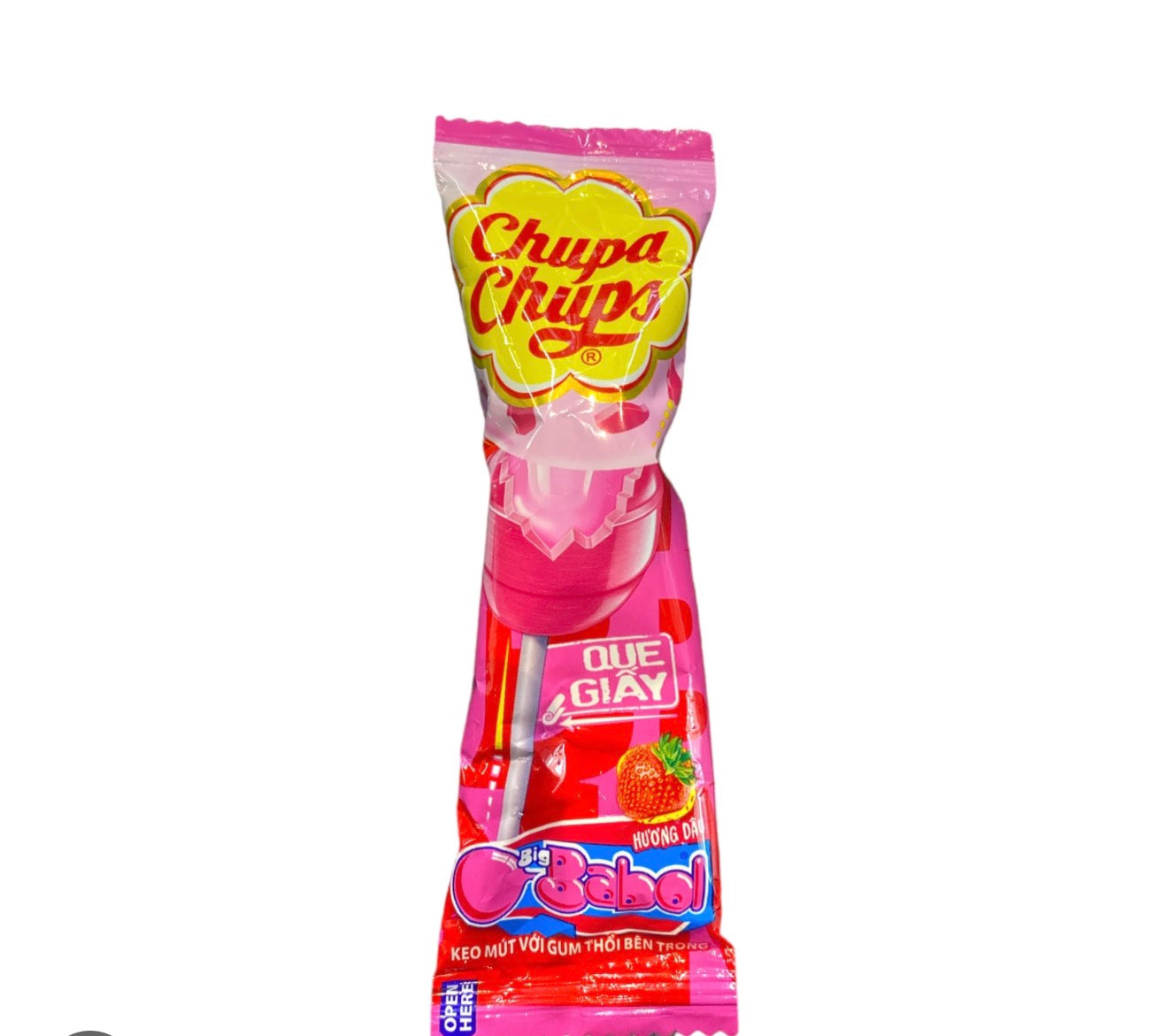 Chupa chups lolipop pink