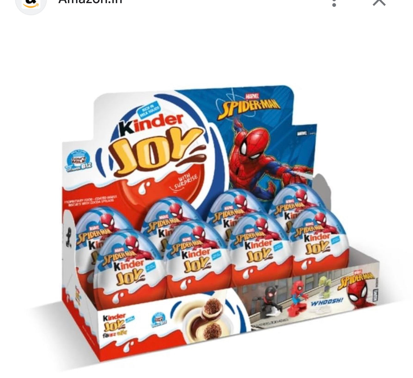 Kinder joy spiderman