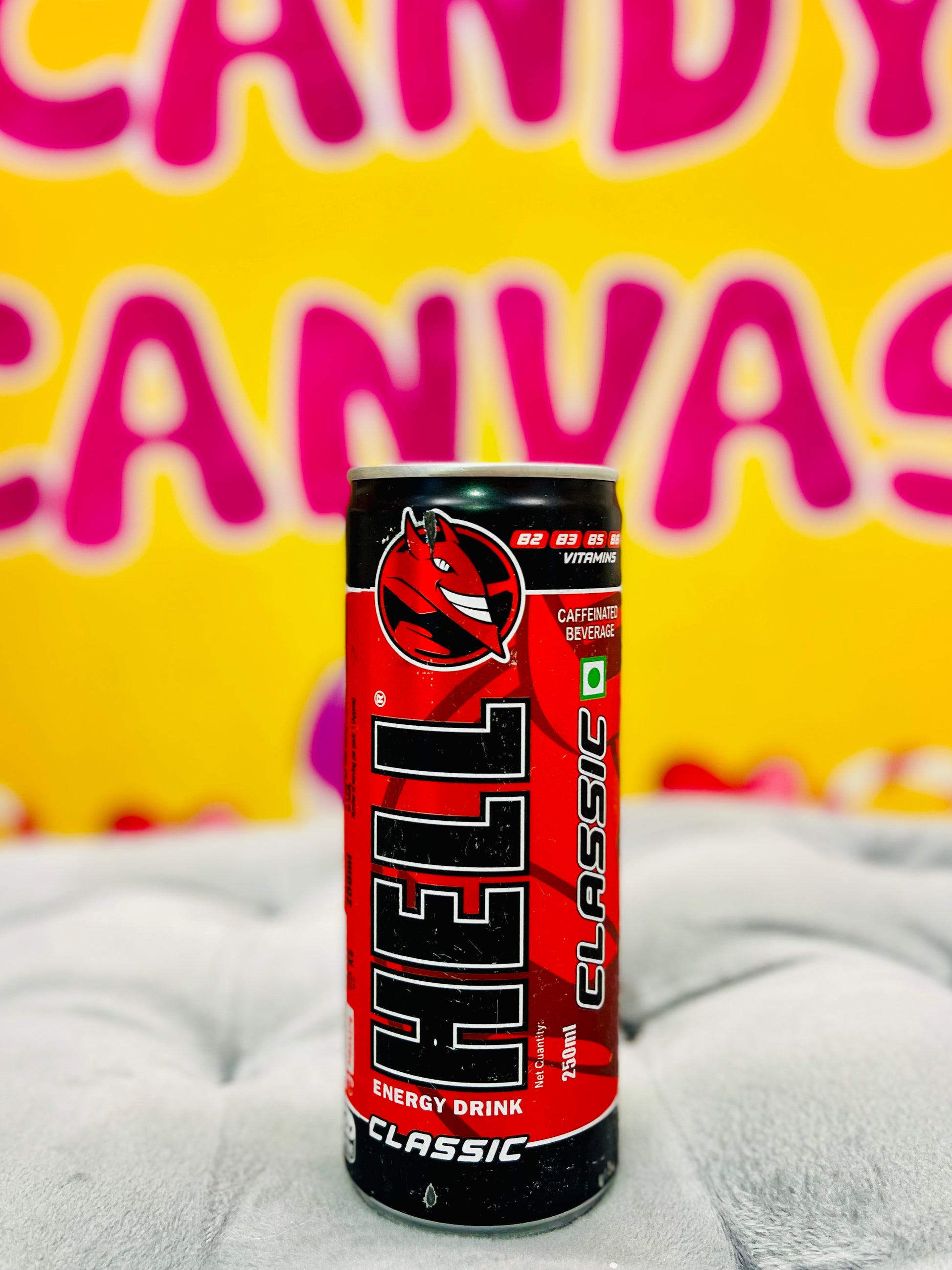 Hell Raspberry Candy Hell Energy Drink Classic – Candy Canvas