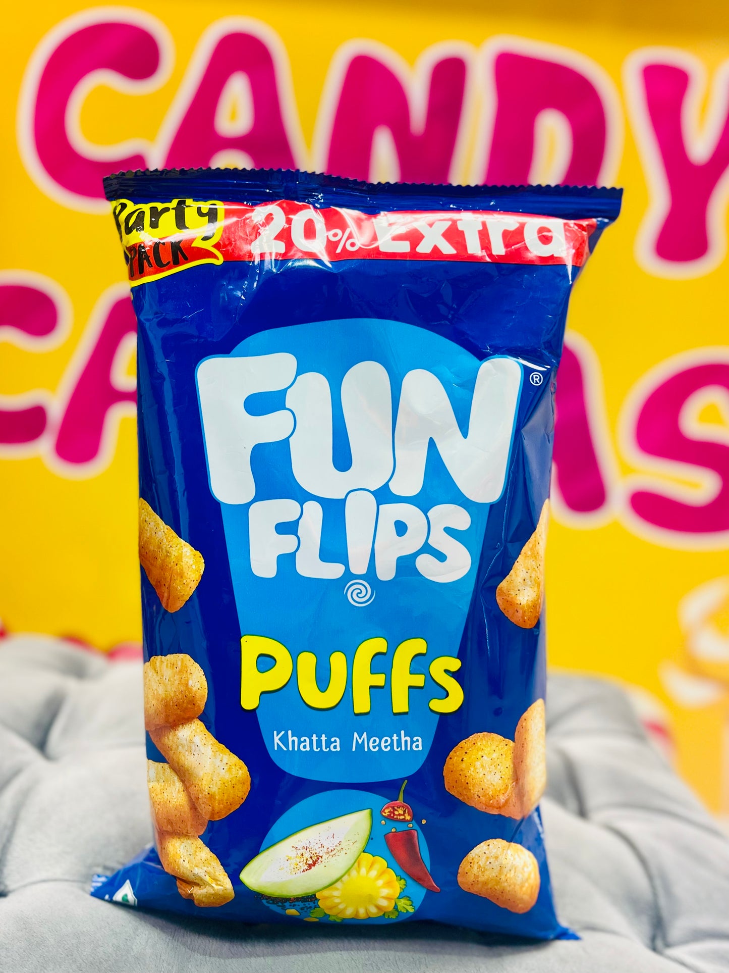 Fun Flips Family Pack Puffs Khatta Meetha