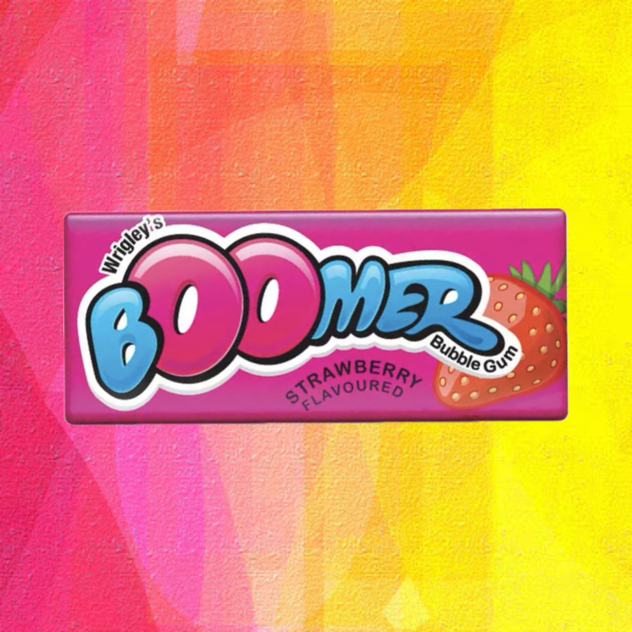 Boomer Strawberry Chewing Gum Jar