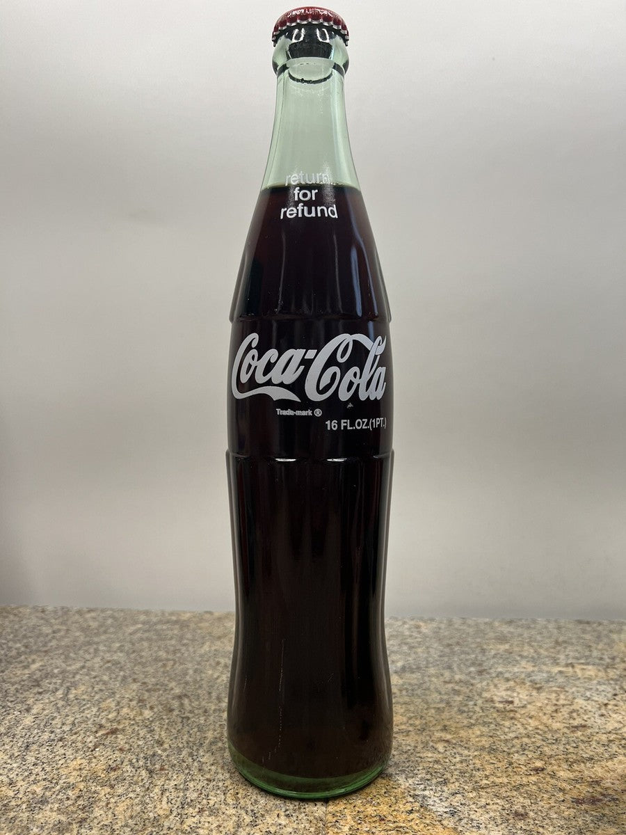 COCA COLA GLASS BOTTLE
