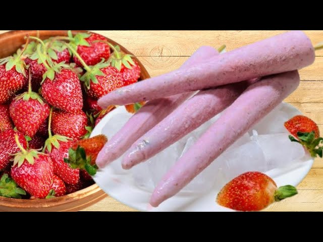 punjabi kulfi (strawberry)